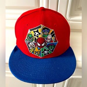 Tokidoki Marvel AVENGERS Spider Man New Era Hat Snapback Baseball Cap Rare